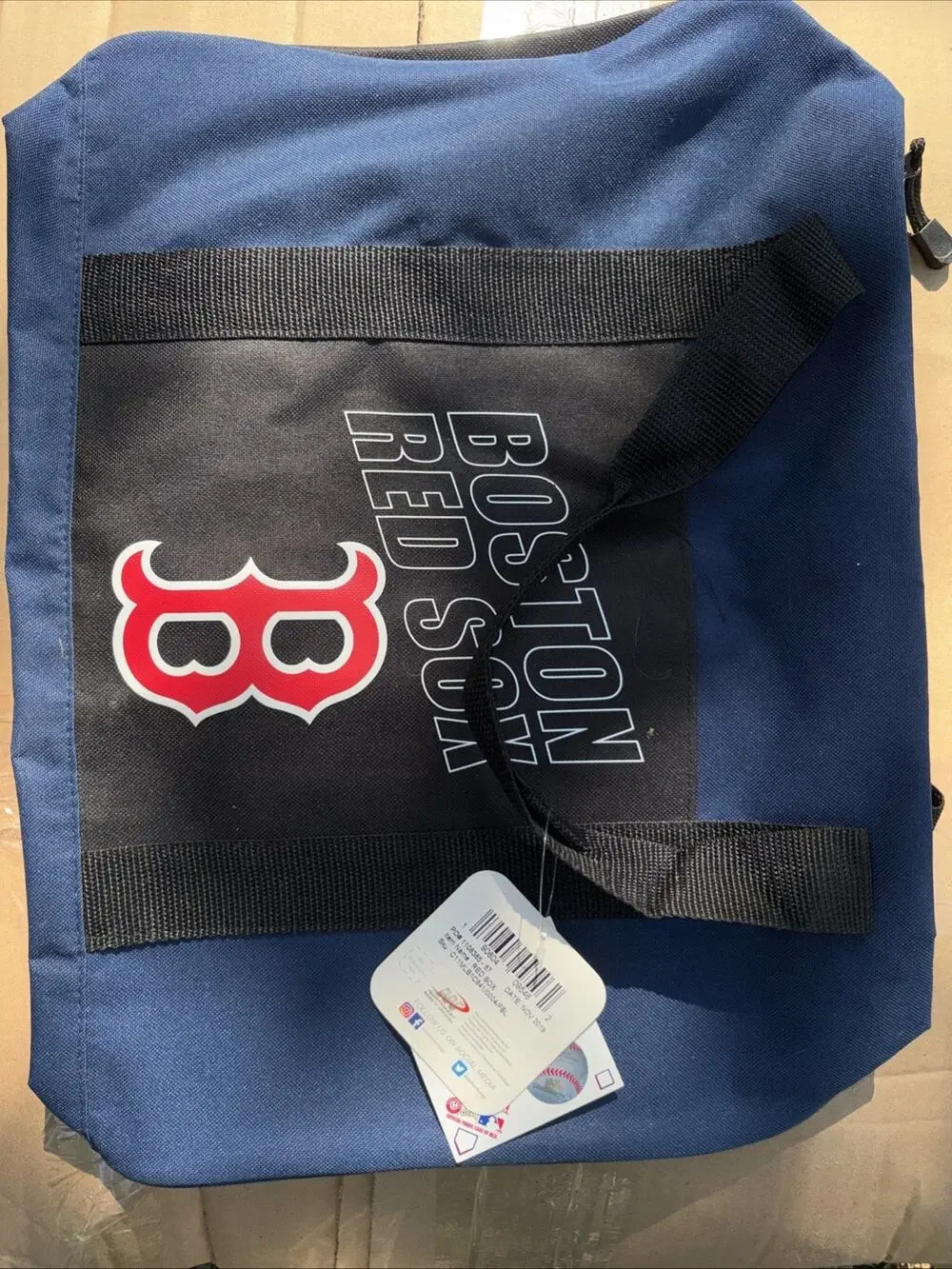 Boston Red Sox Tote Bag NWT MLB TEAM Shopper Beach Travel Carry Bag The Nw Co
